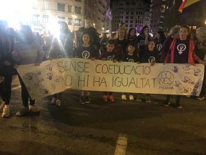 Manifestación día Internacional de la Mujer en Valencia 2023