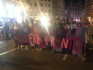 Manifestación día Internacional de la Mujer en Valencia 2023.